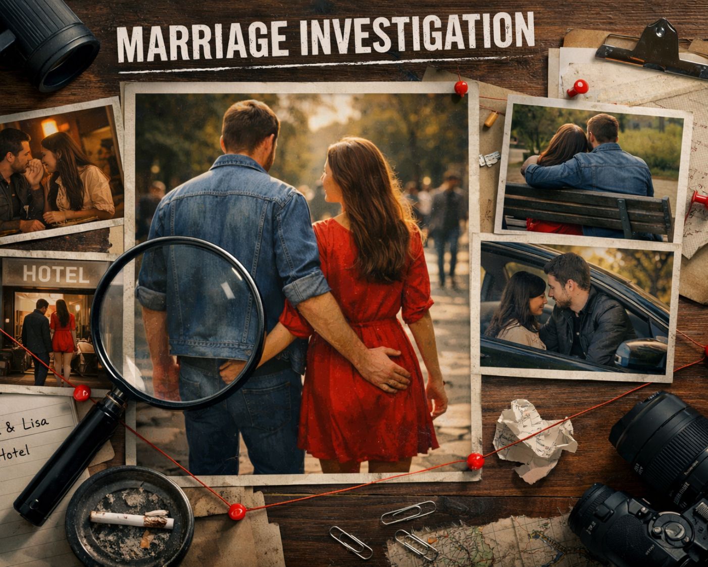 Debitura detective invstigating the Pre and post marital cases.