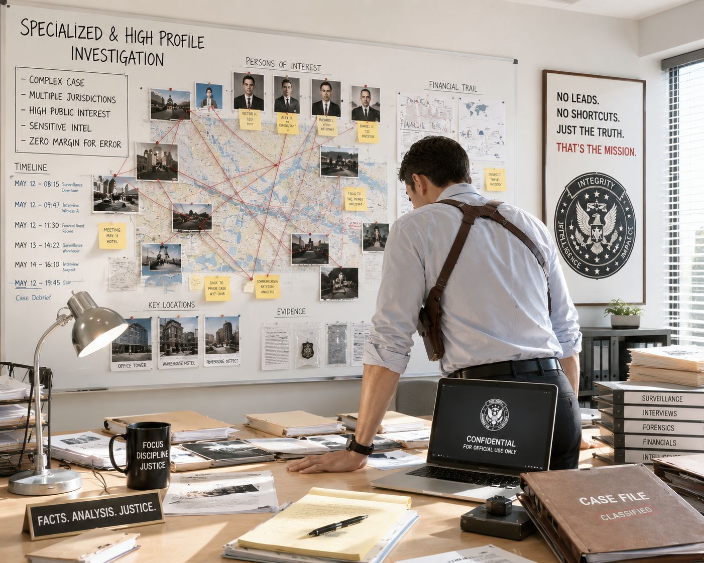 Debitura Detective investigating the High profile cases