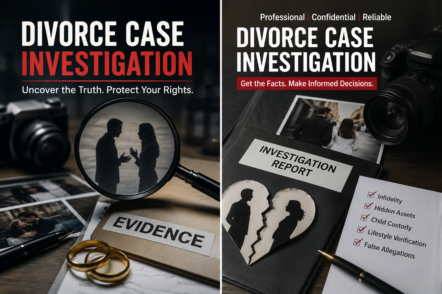 Divorce case investigation